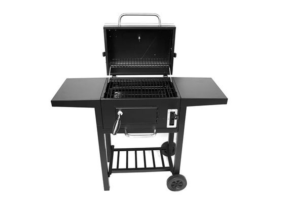 16 Inch Portable Charcoal Barbecue Grill Cart Bbq Outdoor Garden Camping