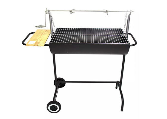 Simple Charcoal Grill Bbq Barbecue Easy To Use Half Oil Drum Outdoor Barbecue