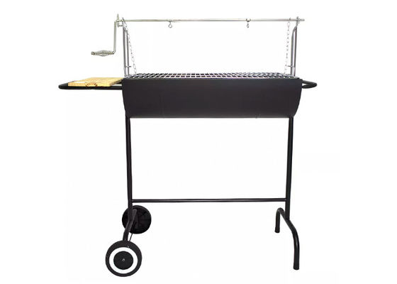 Simple Charcoal Grill Bbq Barbecue Easy To Use Half Oil Drum Outdoor Barbecue