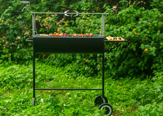 Simple Charcoal Grill Bbq Barbecue Easy To Use Half Oil Drum Outdoor Barbecue