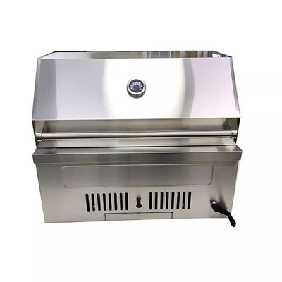 Stainless Steel Drop In Charcoal Grills For Outdoor Kitchen Built In Island 32.5"
