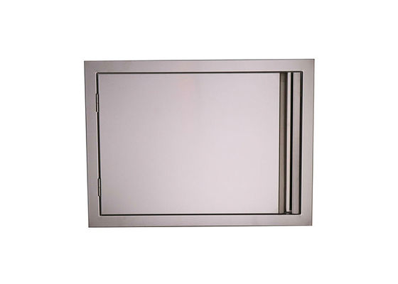 Island Single Stainless Steel Outdoor Kitchen Access Doors Bbq Build In