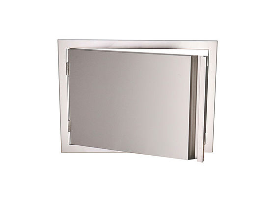 Island Single Stainless Steel Outdoor Kitchen Access Doors Bbq Build In