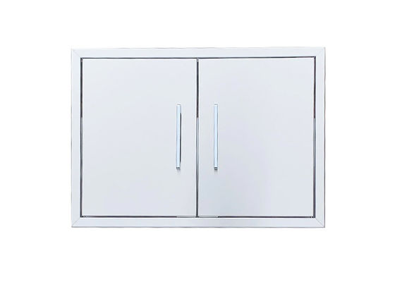 Stainless Steel Bbq Double Access Door 36 Inch 33 Inch 30-Inch Cabinet Security