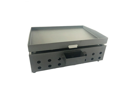 20 Inch 2 Burner Freestanding Gas Griddles BBQ Tabletop Portable Kitchen Smokeless