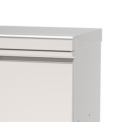 Outdoor Bbq Trolley Stainless Steel Storage Cabinet With Wheels 4 Garden TLGTOF041