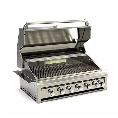 Built In Lp Gas Grill 6 Burner Inbuilt Bbq Outdoor 38" 36 Inch