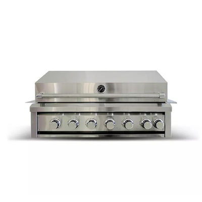 Built In Lp Gas Grill 6 Burner Inbuilt Bbq Outdoor 38" 36 Inch
