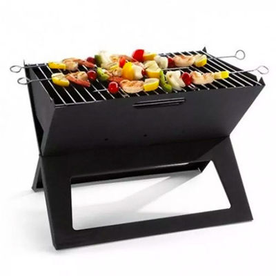 Stainless Steel Portable Folding Charcoal Bbq Grill Portable Mini X Shape Table 17.7"