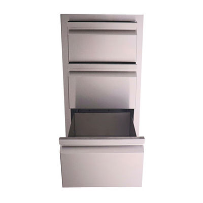 Grill Stainless Steel Drawers For Outdoor Bbq Kitchens 20 Inch BBQ Triple Storage
