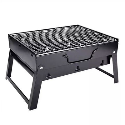 Bbq Collapsible Charcoal Grills Portable Charcoal Barbecue Outdoor Fireproof 13.78"