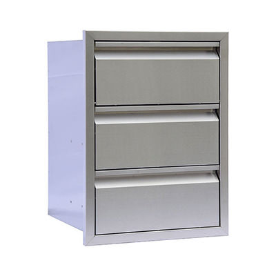 Custom Stainless Steel Bbq Doors And Drawers For Outdoor Kitchens Flush Mount 68 Lbs