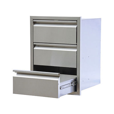 Custom Stainless Steel Bbq Doors And Drawers For Outdoor Kitchens Flush Mount 68 Lbs