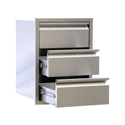Custom Stainless Steel Bbq Doors And Drawers For Outdoor Kitchens Flush Mount 68 Lbs