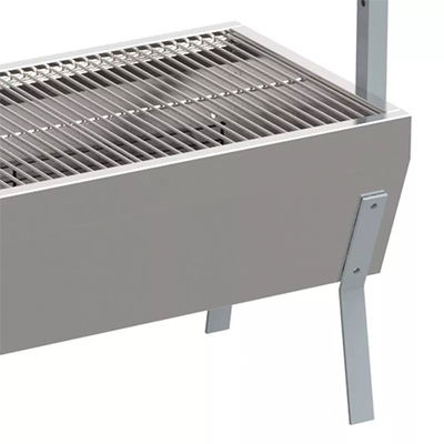 Stainless Steel Charcoal Bbq Grill With Rotisserie Spit Roast 125lb Capacity