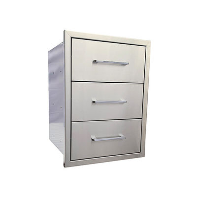 Outdoor Bbq Doors And Drawers Built In Doors Triple  1.0-3.0mm   Thickness