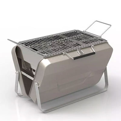 Portable Collapsible Charcoal Grills For Camping Suitcase Briefcase Barbecue Grill Bbq Cooking