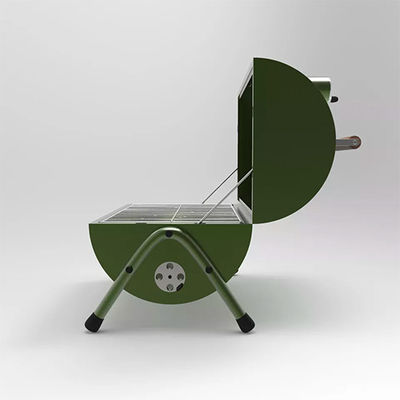 16.54" Collapsible Charcoal Grills Folding Picnic Stainless Steel Portable Barbecue Bbq