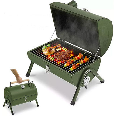 16.54" Collapsible Charcoal Grills Folding Picnic Stainless Steel Portable Barbecue Bbq