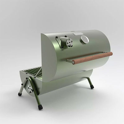 16.54" Collapsible Charcoal Grills Folding Picnic Stainless Steel Portable Barbecue Bbq