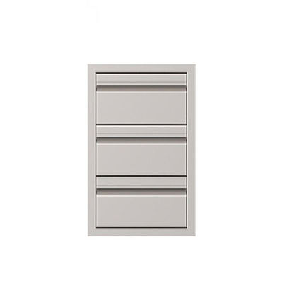 Stainless Bbq Drawer Organizer Outdoor Kitchen Equipment Triple Access TLSDOH101