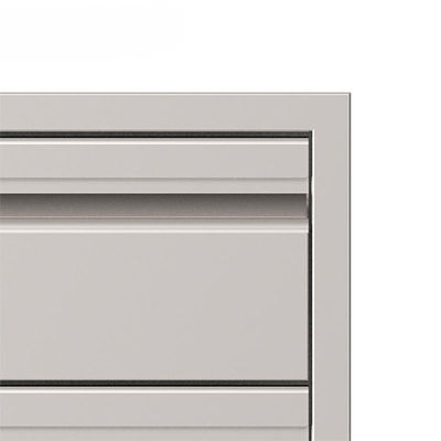 Stainless Bbq Drawer Organizer Outdoor Kitchen Equipment Triple Access TLSDOH101