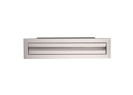 27 Inch BBQ Storage Drawers Outdoor Island Utensil Single Smooth Sliding