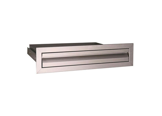 27 Inch BBQ Storage Drawers Outdoor Island Utensil Single Smooth Sliding