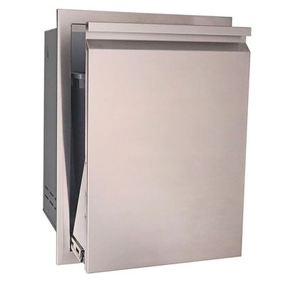 Propane Outdoor Bbq Drawers Stainless Steel Tank Storage Trash Island Can