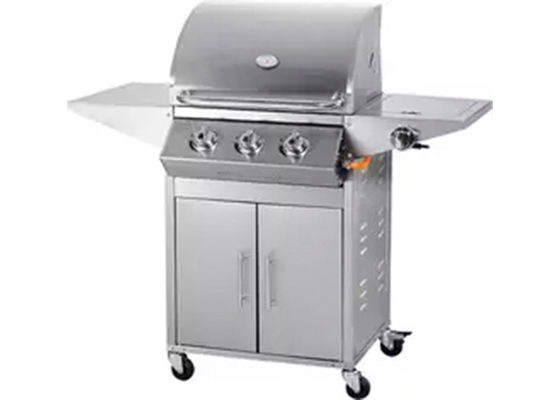 3 Burner Free Standing Side Burner Stand Alone Gas Grill 50 Inch Outdoor
