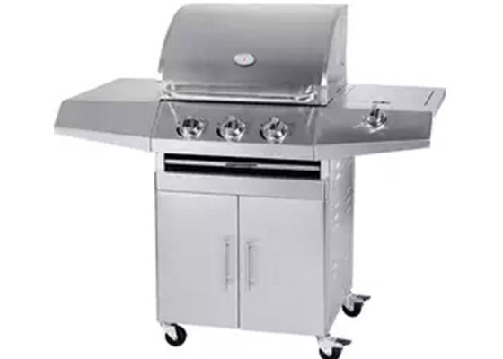 3 Burner Free Standing Side Burner Stand Alone Gas Grill 50 Inch Outdoor