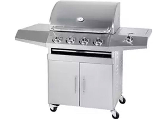 4 Burner Freestanding Gas Griddle BBQ Grill Stainless Steel 430 25 Inch