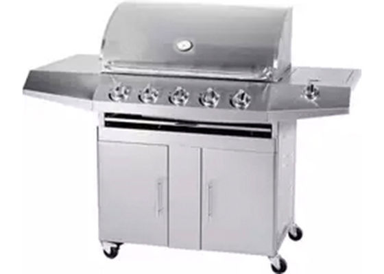 32 Inch Small Freestanding Gas Bbq Grill Outdoor Portable Camping Garden 5 Burner