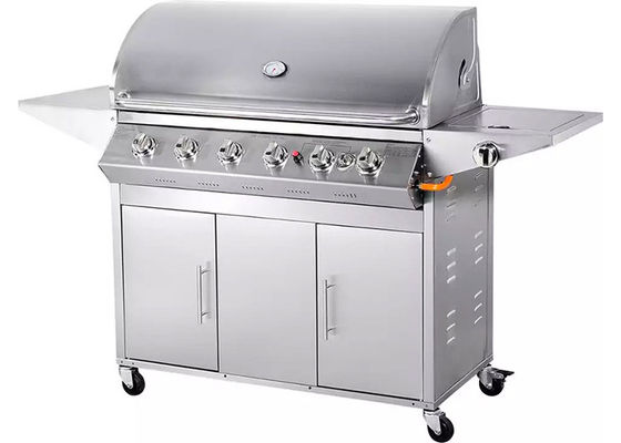 Built In Freestanding Gas Grills And Stove Combo 6 Burners 40 Inch Outdoor