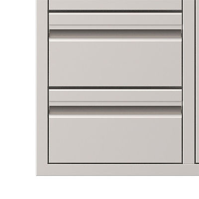Stainless Steel Drawer Door Combo Trash Bin With Triple Drawer TLDDOI031