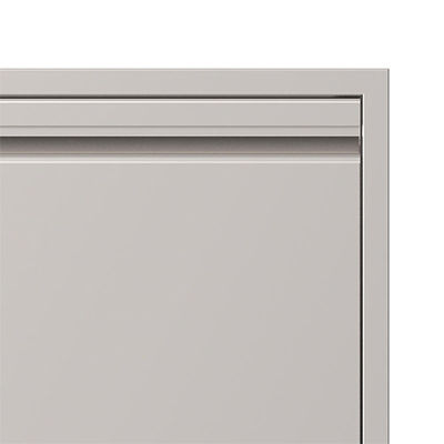 Stainless Steel Drawer Door Combo Trash Bin With Triple Drawer TLDDOI031