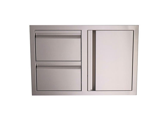 Bbq Island Outdoor Kitchen Door Drawer Combo Cabinet 33 Inch