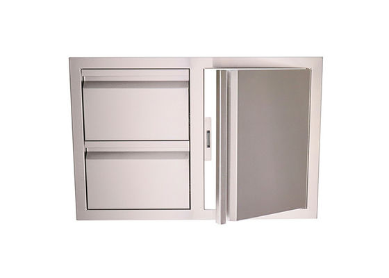 Bbq Island Outdoor Kitchen Door Drawer Combo Cabinet 33 Inch
