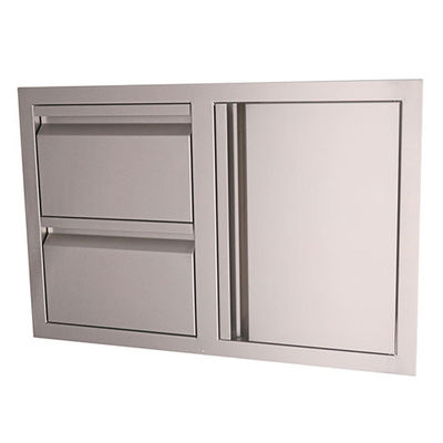 Bbq Island Outdoor Kitchen Door Drawer Combo Cabinet 33 Inch