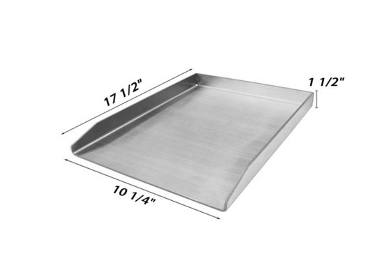 20" Stainless Griddle Grill Pan Plate Drop In Surface Die Casting 17.2"