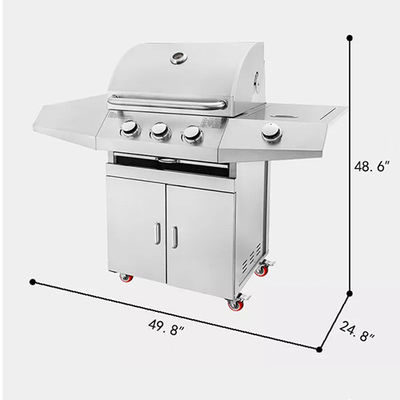 Fire Freestanding Gas Grills For Outdoor Kitchen 3 1 Burners 21.65x19.69 inch