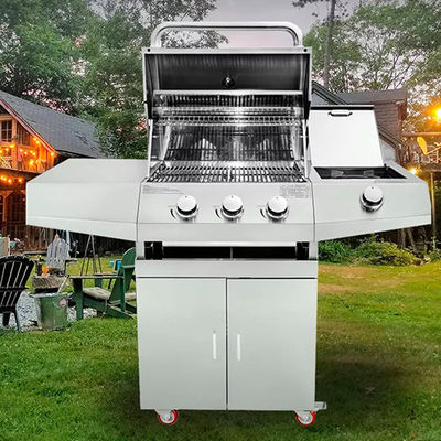 Fire Freestanding Gas Grills For Outdoor Kitchen 3 1 Burners 21.65x19.69 inch