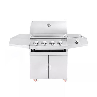 25 Inch 4 Burner Freestanding Gas Grills Bbq Outdoor Kitchen Backyard Party Combo