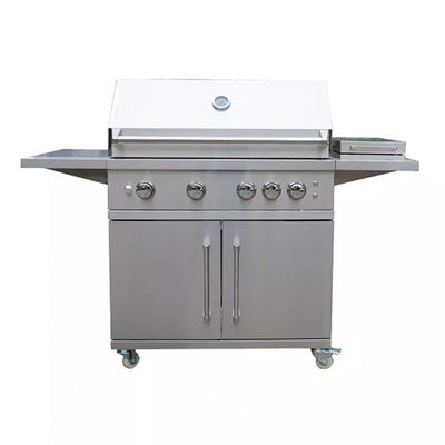 60 Inch Stainless Steel 304 Freestanding Bbq Grill Gas Garden Party With Trolley