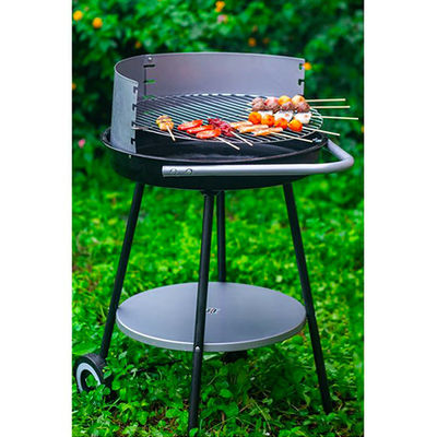 24 Inch 20 Inch Freestanding Charcoal Grills With Wheels BBQ Camping