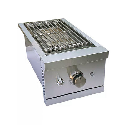 Infrared Built In Gas Grills With Infrared Back Burner Bbq 18.7 X 9.6 Inch