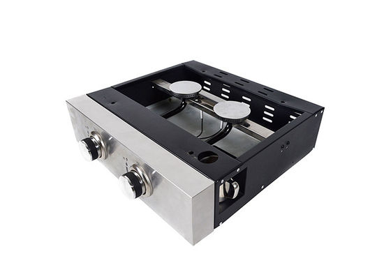 2 Burner Gas Griddle Top Grill For Gas Stove Flat Tabletop Barbecue 18.5" X 14.4"