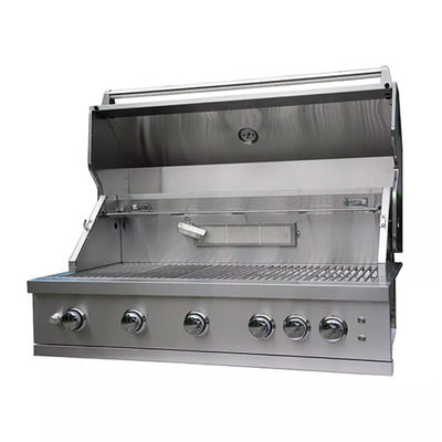 Outdoor Barbeque Gas Grills Indoor Table Top Small With Led Light  2 Burner