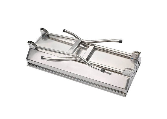 Stainless Steel Collapsible Charcoal Grills Table Top Tool Handle Folding Cooking Outdoor