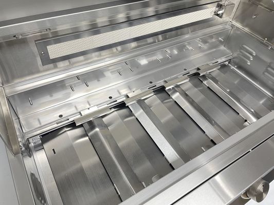 Factory Supply Outdoor Kitchen Professional Stainless Steel 5+1 Burner 40 Inch Built-in BBQ Gas Grill